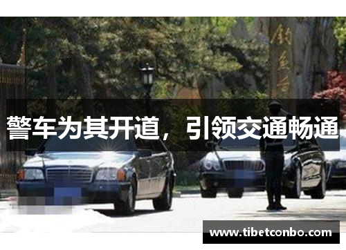 警车为其开道,引领交通畅通
